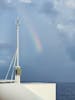 First day at sea and we got a rainbow