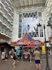 Carousel on the boardwalk of the ship. 