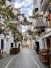 Beautiful, narrow streets with lots of shops and restaurants