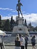 Piazzale Michelangelo, replica statue of David.