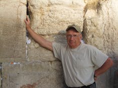 Western Wall---Of King Herod the Great's temple. Only remains now left.