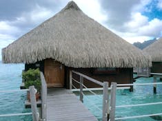 Moorea, French Polynesia - Our bungalow over the lagoon