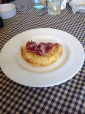 Barcelona, Spain - Tapas 24 in Barcelona -- tortilla with ham