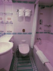 Full Size Bathtub In Mini Suite!