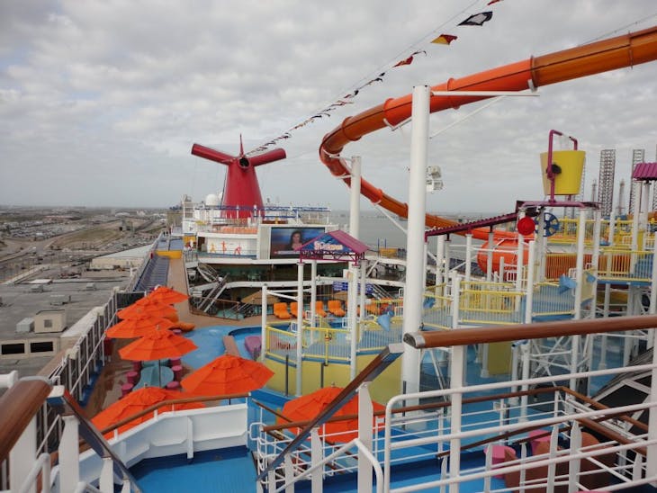 a view from the Carival Waterworks - Carnival Magic