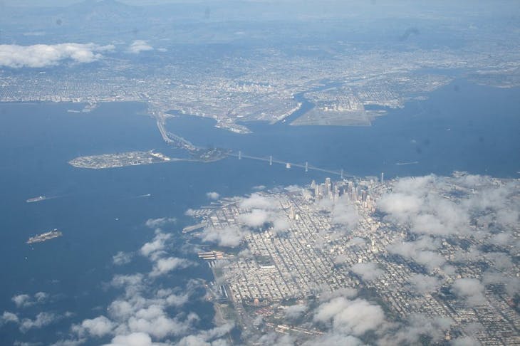 Flying into San Francisco - Celebrity Infinity