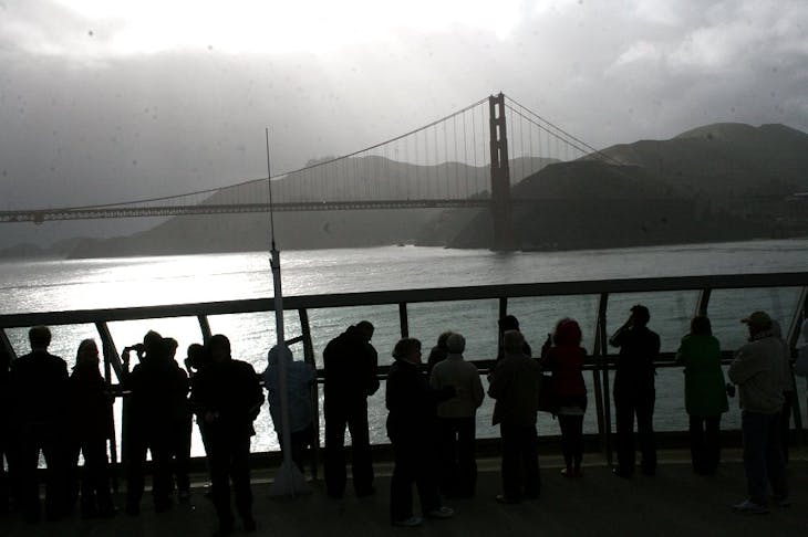 An amazing sailaway under the Golden Gate! - Celebrity Infinity