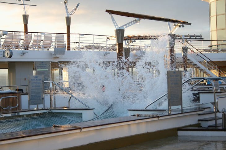 Rough water off California! - Celebrity Infinity