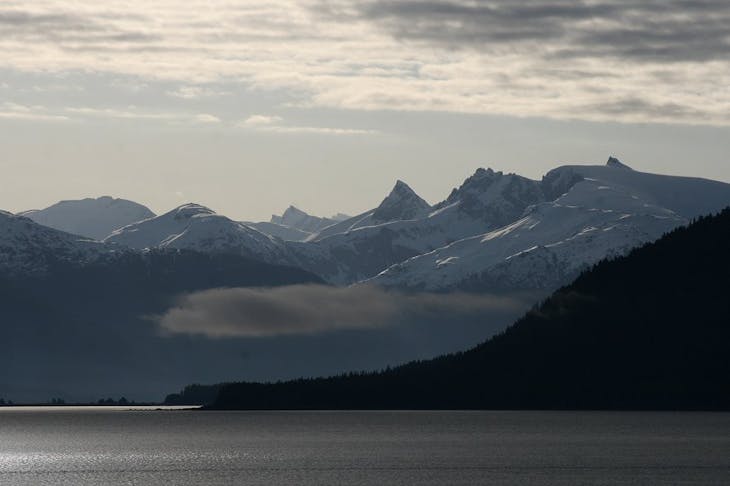 Approaching Juneau, Alaska. - Celebrity Infinity