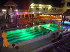 Pool Deck at night