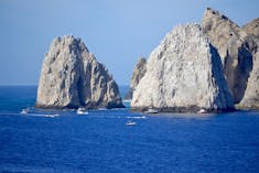 Rock formations approaching Cabo San Lucas (substitute port)