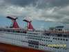 Neighboring ships in port