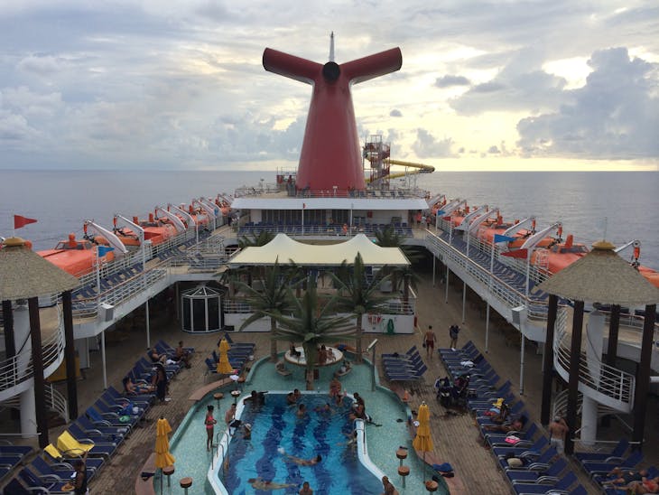 Pool deck - Carnival Ecstasy