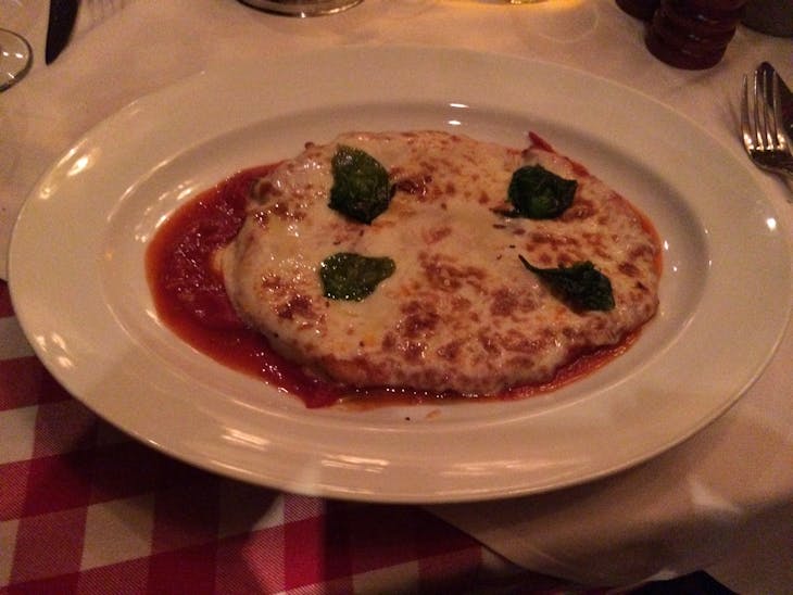 Cucina del Capitano, chicken parmesan - Carnival Sunshine