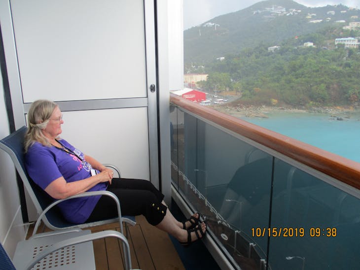 Our balcony - Carnival Breeze