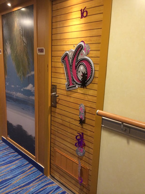 Decorated door - Carnival Sunshine