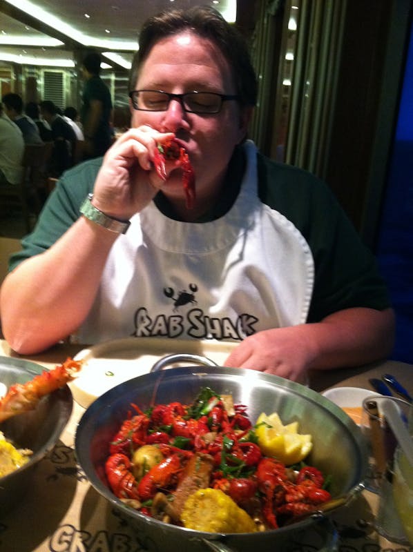 Crayfish in the Crab Shack on Royal Princess - Royal Princess