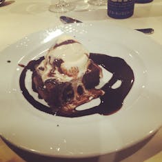 Main Dining Room - Chocolate Walnut Brownie ala mode