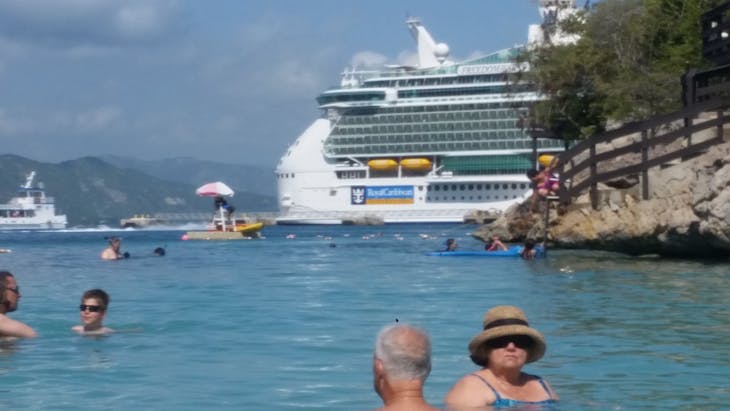 Taken from the beach in Haiti - Freedom of the Seas