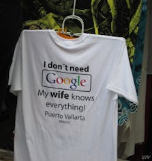 Puerto Vallarta, Mexico - I saw this T Shirt in A shop