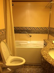 Bathroom in a suite