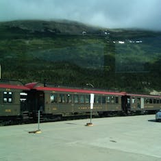 White Rail Pass Train--Skagway, AK