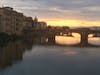 Sunset over the Arno--Florence, Italy