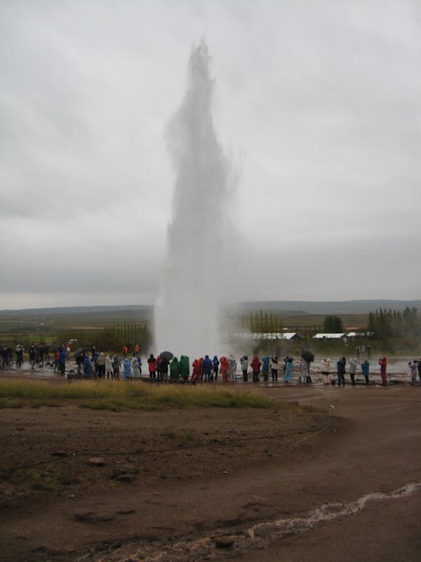 Geysers everywhere in Iceland too. - Royal Princess