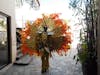 A guy dressed in a Junkanoo outfit