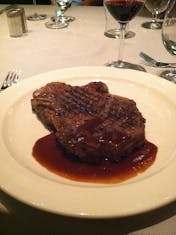 Steak at Crown Grill on Royal Princess