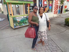 Basseterre, St. Kitts - Mother and daughter 