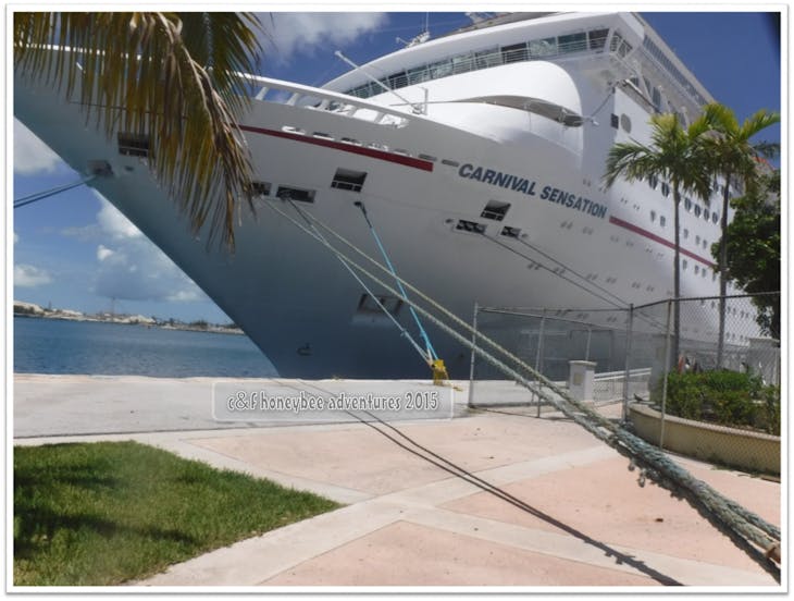 Freeport, Grand Bahama Island - Ship docked in Freeport