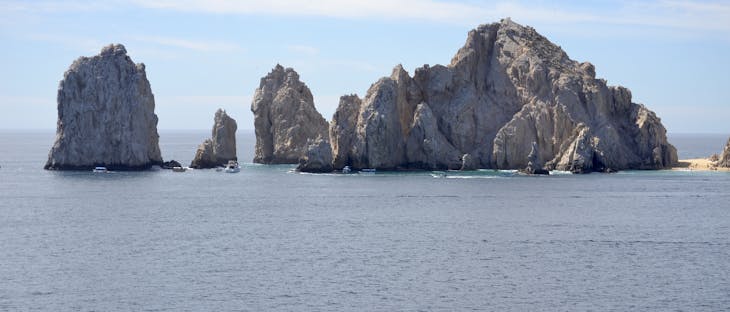 Rock formations approaching Cabo San Lucas (substitute port) - Island Princess