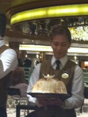 Dana's birthday cake on Royal Princess