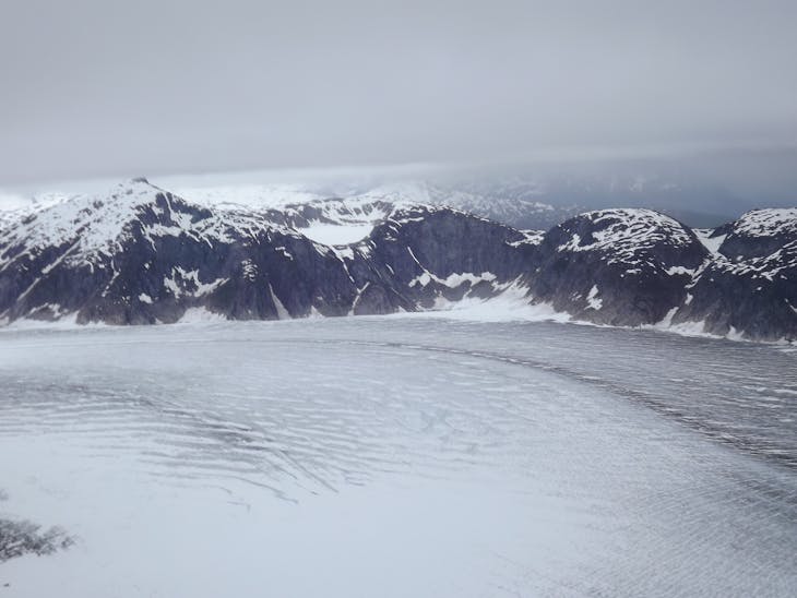 Norris Glacier from helicopter, Juneau, AK - Sapphire Princess
