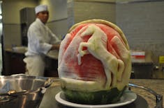 Fruit Carving at Horizon on Royal Princess