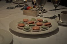 Macaroons in main dining room on Royal Princess