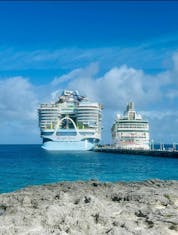 Icon of the Seas & Vision of the Seas at Perfect Day at CocoCay