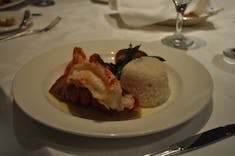 Lobster in main dining room on Royal Princess