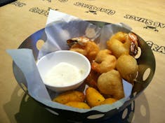 Shrimp appetizer in the Crab Shack on Royal Princess