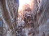 Entrance crevice to the "Ancient City of Petra"---Jordan  