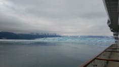 Hubbard Glacier; note the extended balconies