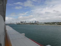 Miami, Florida - Miami skyline in the back ground