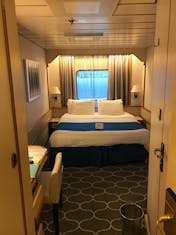 Cabin 8524 Oceanview King Bed set up