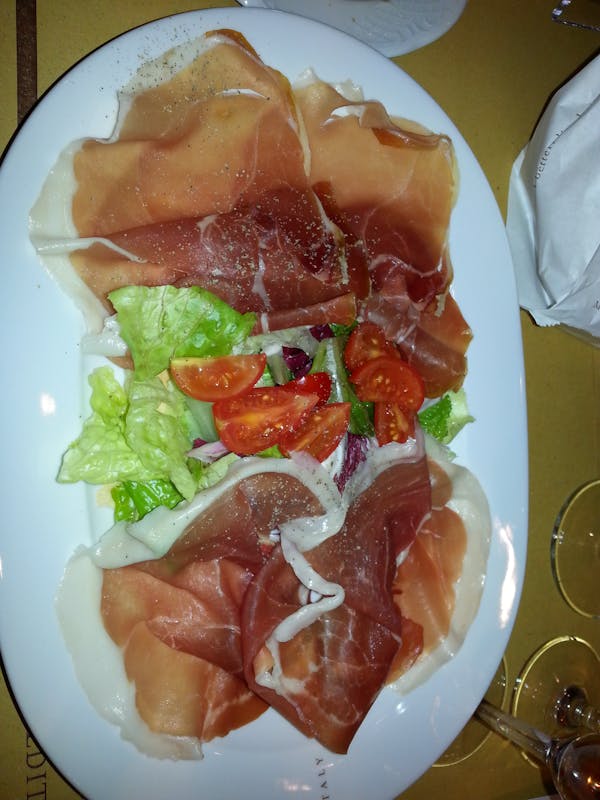 Prosciutto dish at Eataly - MSC Divina