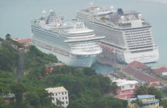 Tortola, British Virgin Islands - Norwegian Escape & P & O Azura