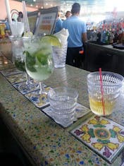 Headed directly to Redfrog Bar after boarding the Victory...Mojitos