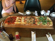 Metre of Pizza at Eataly Pizzeria