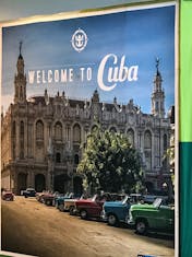 HAVANA, CUBA - Welcome Onboard Photo station
