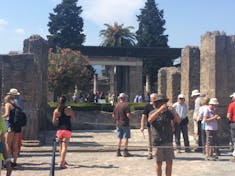 Naples, Italy - Ruins at Pompeii, Italy